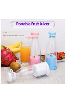 Buy Portable Blender Juicer Bottle Mixer Electric USB Charge Mini Fruit Milk Mixers Juicer Cup Blender Milkshake Juice Maker Machine in UAE