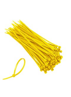 اشتري Heavy Duty Yellow Cable Ties - 300mm, 100 Pack - UV & Heat Resistant Zip Ties for Cable Management في الامارات