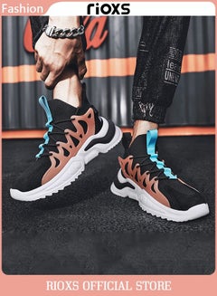 Buy Men's Fashion Running Shoes Casual Athletic Walking Sneakers Breathable Mesh Sports Shoes For Running Jogging in UAE