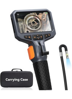 Buy Dual Lens Articulating Inspection Camera, 4.5'' IPS Endoscope Inspection Camera with Articulated Probe, Flexible Borescope with Light for Wall/Automotive/Engine Inspect (1.55 Meter/8.5mm) in UAE