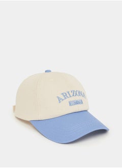 اشتري Embroidered Baseball Cap with Plate Buckle Strap في السعودية