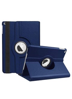 Buy Rotating Case for iPad 9th Generation (2021) / 8th Generation (2020) / 7th Gen (2019) 10.2 Inch -360 Degree Rotating Stand Protective Cover (Blue) in UAE