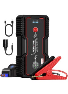 اشتري FOWAWU 18000mAh 1500A Car Jump Starter,Water-Resistant Jump Starter Battery Pack(7.0L Gas,5.5L Diesel),Battery Jumper Starter Portable with USB/DC 12V/LED Light في الامارات