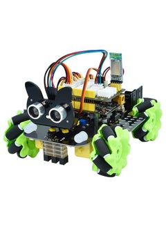 Buy 4WD Mecanum Robot for Arduino,IR&Bluetooth Control, Ultrasonic Follow and Obstacle Avoidance,DIY Electronics Programming Stater Kit for Teens Adults,15+ in UAE