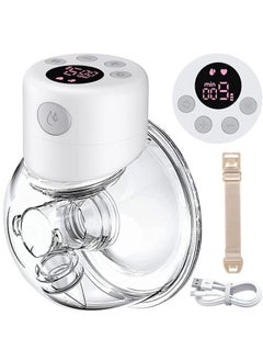 Buy Smart Display Hands Free Wearable Electric Breast Single Pump in Saudi Arabia