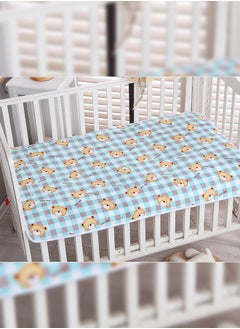 Buy 2PCS Baby Waterproof Diaper Changing Urine Absorbent Mat Baby Nappy Changing Pad Soft Reusable Washable Mattress Pad 70*90CM in UAE