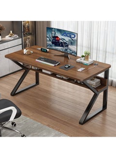 Buy Gaming Desk Computer Table with USB Charging Ports Computer Desk for Home Office Gaming(100x76x60cm) in Saudi Arabia