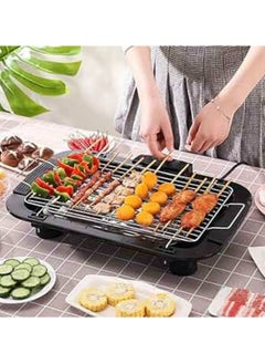 Buy Electric Barbeque Grill 2000W Tandoori Maker Indoor and Outdoor Grill, Non Stick, with 5 Temperature Adjustments, Portable Electric Grill, Non-Slip Feet in UAE