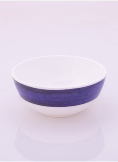 Buy Bright Designs Melamine Bowl 
Set of 6 (D 14cm H 6cm)  bleu blanc in Egypt