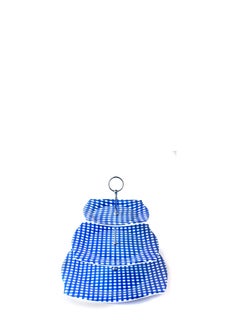 Buy 3-layer square melamine carrier, pure blue, 6460 in Egypt