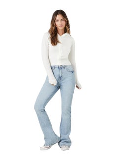 اشتري Curvy Stretch-Denim Flare Jeans في مصر