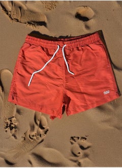 اشتري Classic Polyester Waterproof Swimming Wear, Basic Red . في مصر