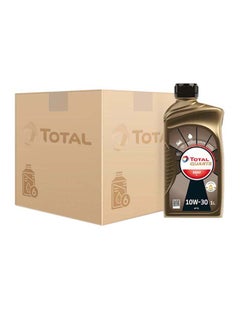 اشتري Total Quartz 5000 10w30 engine oil, carton of 12 pieces في السعودية