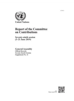 Buy Report Of The Committee On Contributions : Seventy-Ninth Session (1-23 June 2019) : Session 74: Supplement 11 (A/74/11) - Paperback in Saudi Arabia