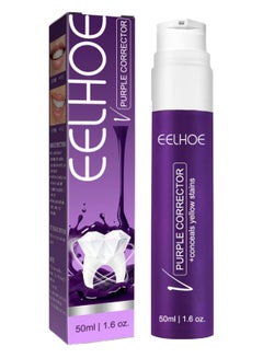 Buy Purple Whitening Toothpaste Brightening Color Corrector Teeth Whitening For Sensitive Teeth 50ml in UAE