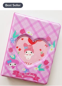 Buy Cartoon Sanrio Melody 3-inch Polaroid Mini Photo Album Small Card Storage Book in Saudi Arabia