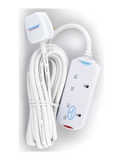 Buy 2 Way Power Extension Socket 3M Cable 13A in UAE