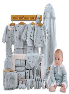 Buy 22-Piece Essential Clothing, Accessories, and Essentials for Newborns to 6-Month-Old Boys and Girls - Perfect for All Seasons, Newborn Baby Sleepwear Gift in Saudi Arabia