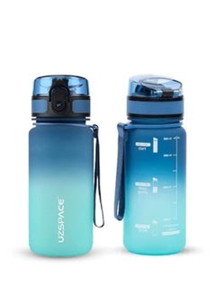 Buy 350ml Kids Water Bottle Tritan BPA Free Plastic Water Bottle With Time Markers - Leak Proof Water Bottle For Kids - School Water Bottle in UAE
