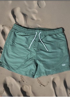 Buy Classic Polyster Waterproof Swimming Wear, Navy Green . in Egypt