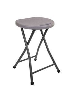 Buy Round Plastic Foldable Stool Metal Frame in Egypt