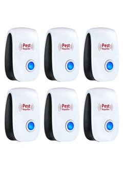 Buy 6 Pack Electronic Ultrasonic Pest Repellent Eliminate spiders ants and mice in Saudi Arabia