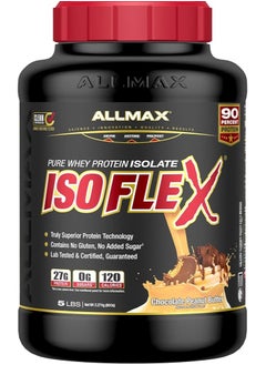 Buy ALLMAX Nutrition - ISO FLEX -  Isolate - Peanut Butter with Chocolate - 5 lbs in Saudi Arabia