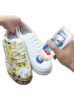 Buy Shoe Whitener 100ml, Shoe Cleaner with Brush, Suitable for Leather, Smooth Leather, Synthetic Leather and Canvas Shoes in Saudi Arabia