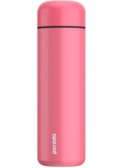 Buy Porodo Smart Water Bottle with Temperature Indicator 500ml ( Round Shape ) - Red-PD-TMPBTV2-RD -GN in Saudi Arabia