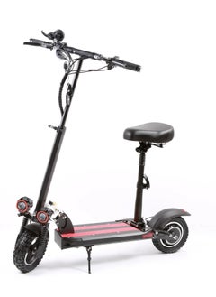 Buy Electric Scooter | Crony Scooter | Electric Scooter for Adults | Electric Scooter with Seat | Foldable Electric Scooter | 48V Voltage | 500W Motor | Front and Rear Lights | Shock Absorption Suspension | Storage Basket | Weight Capacity 120 KG | 10-Inch Tires in Saudi Arabia