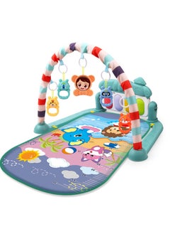 اشتري Baby Play Mat,Funny Play Piano Tummy Time Baby Activity Gym Mat with 5 Infant Learning Sensory Baby Toys, Music and Lights Boy & Girl Gifts for Newborn Baby 0 to 3 6 9 12 Months في السعودية