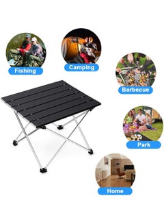 Buy Ultra-light portable foldable camping table, outdoor picnic table suitable for garden parties, picnics and barbecues in many places in Saudi Arabia