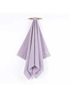 اشتري Flower Bath Towel, French Violet - 480 Gsm, 140X70 Cm في الامارات