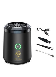 Buy USB Mini Type-C Power Rechargeable Incense Burner for Car and Home Black 9.8 x 6.7 x 7.4cm in UAE