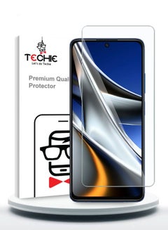 اشتري 9H Hardness HD Tempered Glass Screen Protector For Xiaomi Poco X4 Pro 5G في السعودية