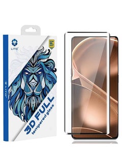 Buy Lito 3D Full Cover Tempered Glass For Oppo Reno 10 5G/Reno 10 5G/Reno 10 Pro Plus 5G Fingerprint Working in Egypt