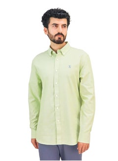 اشتري Men's Lion Oxford Shirt - Green في السعودية