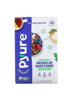 اشتري Pyure, Organic Granular Stevia Sweetener, Sugar Substitute, Keto, 80 Packets, 0.035 oz (1 g) Each في الامارات