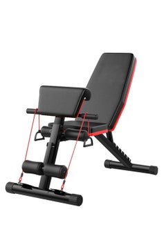 Buy Adjustable Weight Bench For Full Body Workout Multi-Functional Utility Exercise Home Gym 660lbs Capacity in UAE