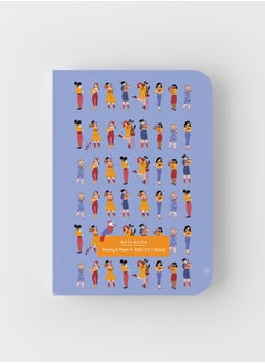 Buy Girls A6 Printed Notebook Size 14*10 Purple in Egypt