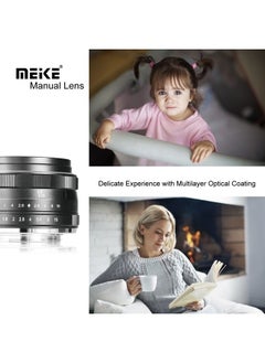 اشتري 25mm F1.8 APS-C Large Aperture Wide Angle Lens Manual Focus Lens Compatible with Sony E Mount Mirrorless Cameras NEX 3 3N 5 NEX 5T NEX 5R NEX 6 7 A6400 A5000 A5100 A6000 A6100 A6300 A6500 A6600 في الامارات