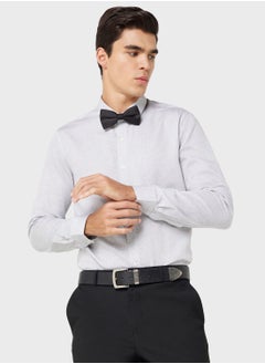 اشتري Pure Cotton Formal Shirt With Full Sleeve & Semi Cutaway Collar في السعودية