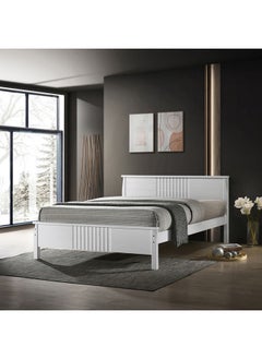 Buy Stova Dana Solid Wood King Bed 212 x 87.5 x 190.2 cm, Mattress Size - 180x200cm in UAE