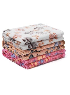 اشتري Puppy Dog Blankets Super Soft Warm Sleep Mat Fluffy Premium Fleece Pet Blanket Flannel Throw for Dog Puppy Cat في الامارات