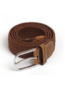 Buy Mens Knitted Elastic Canvas Belt Breathable Casual28 28 in Saudi Arabia