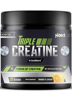 Buy Laperva Triple Creatine Next Gen, Enhance Muscle Strength, Increased Muscle Size, Mango Flavor, 30 Servings in Saudi Arabia