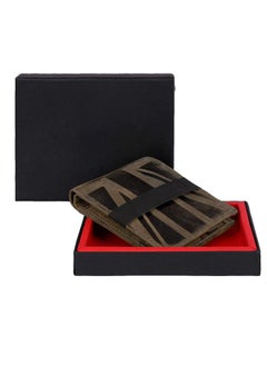 Buy Hot- Multi-card Retro Wallet Short Two-fold Wallet Zipper Coin Pocket Genuine Leather Men's Wallet in Saudi Arabia