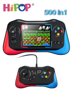 اشتري 500 In 1 Handheld Game Console with one Gamepads,3.5-Inch HD Screen Retro Games,Handheld Game Console for Kids في السعودية