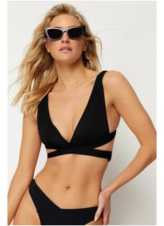 Buy Black Triangle Tie Bikini Top TBESS21BU0123 in Egypt