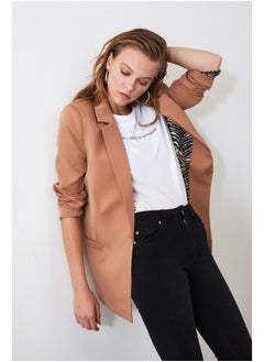 Buy Blazer - Brown - Regular in Egypt